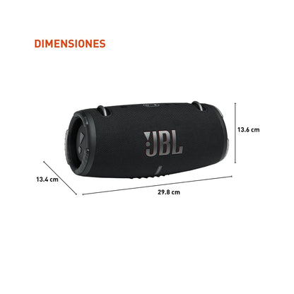 JBL - XTREME3 Portable Bluetooth Speaker - Black - JBLXTREME3BLKAM