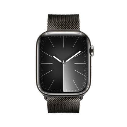 Apple Watch Series 9 (GPS + Cellular) 45mm Graphite Stainless Steel Case with Graphite Milanese Loop - MRMX3LL/A