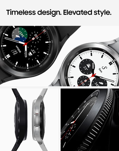 Samsung Galaxy Watch 4 Classic Stainless Steel Smartwatch 46mm LTE - Silver - SM-R895UZSVXAA