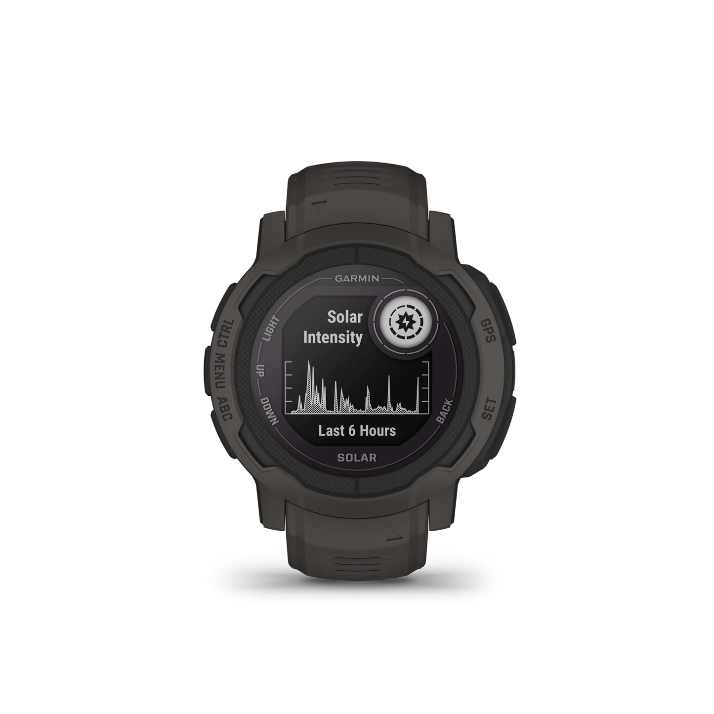 Garmin - Instinct 2 Solar 45 mm Smartwatch Fiber-reinforced Polymer - Graphite - 010-02627-10