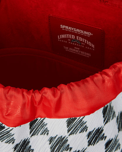 SCRIBBLE DRIBBLE CHECK HILLS BACKPACK