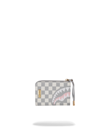KNIT SHARKS IN PARIS IN CREAM WALLET