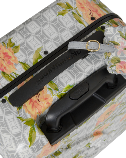 A.I. AFRICAN INTELLIGENCE ELEGANT ENERGY SHARKITECTURE CARRY-ON LUGGAGE - SANDFLOWER COLLAB