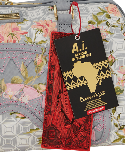 A.I. AFRICAN INTELLIGENCE ELEGANT ENERGY MINI DUFFLE - SANDFLOWER COLLAB