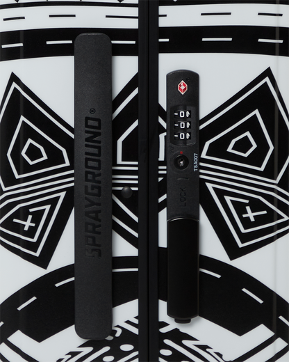 A.I. AFRICAN INTELLIGENCE THE SKYHAWK CARRY-ON LUGGAGE - SANDFLOWER COLLAB