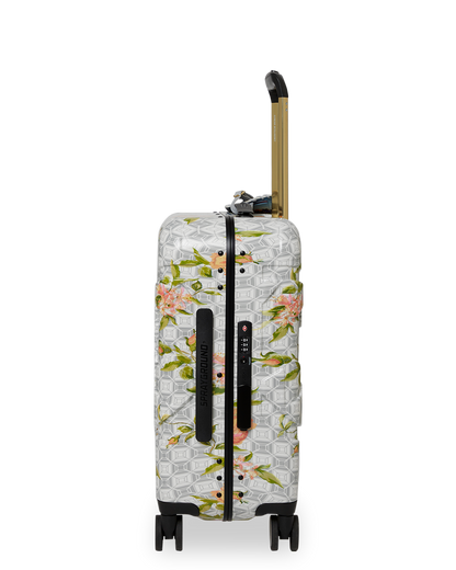A.I. AFRICAN INTELLIGENCE ELEGANT ENERGY SHARKITECTURE CARRY-ON LUGGAGE - SANDFLOWER COLLAB