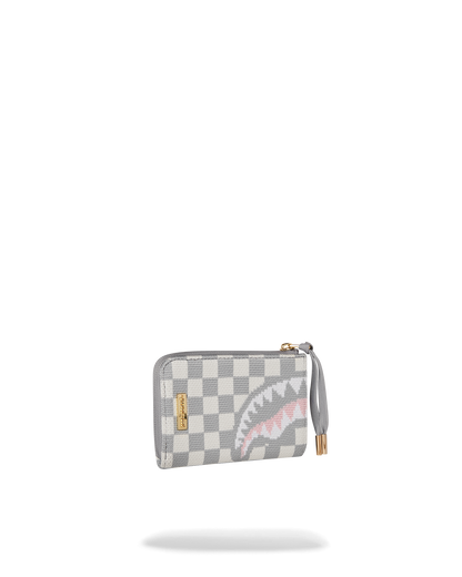 KNIT SHARKS IN PARIS IN CREAM WALLET