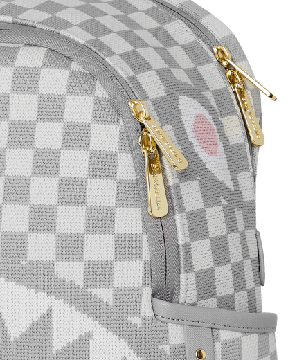 KNIT SHARKS IN PARIS IN CREAM SAVAGE BACKPACK
