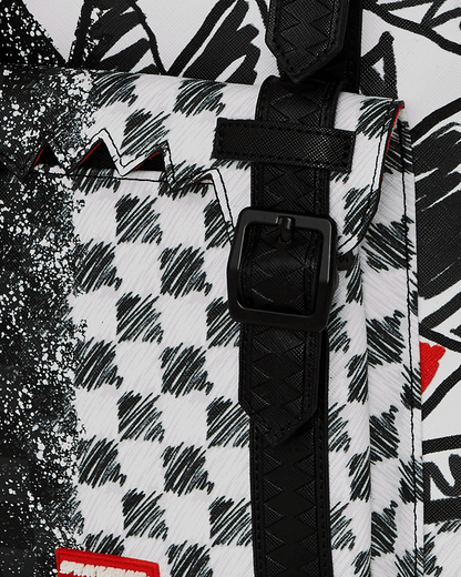 SCRIBBLE DRIBBLE CHECK HILLS BACKPACK