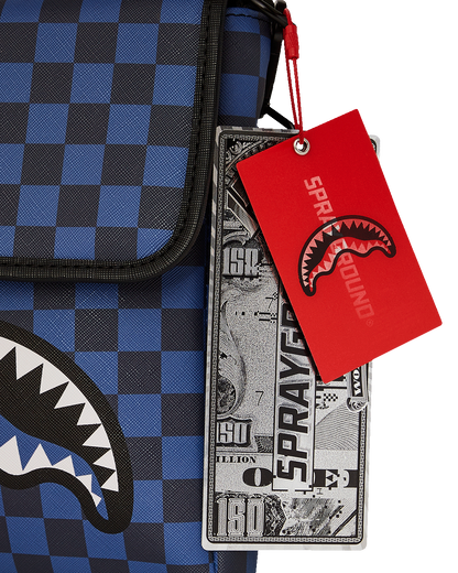 MIDNIGHT MAGIC SHARKS IN PARIS MESSENGER SLING BAG