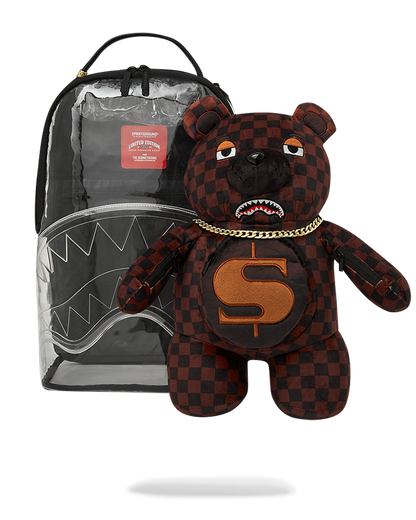 CLEAR BACKPACK - SHARKS IN PARIS BEAR