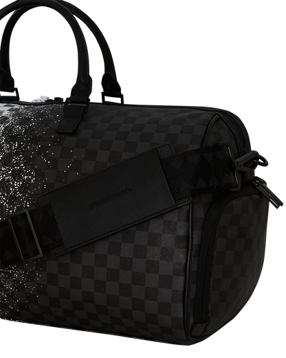 SCRIBBLE DRIBBLE CHECK DUFFLE