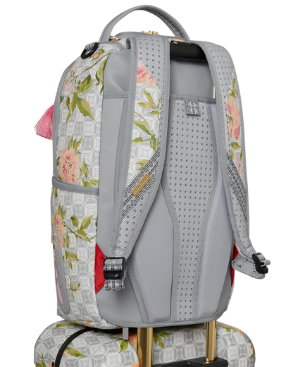 A.I. AFRICAN INTELLIGENCE ELEGANT ENERGY SHARKITECTURE CARRY-ON LUGGAGE - SANDFLOWER COLLAB