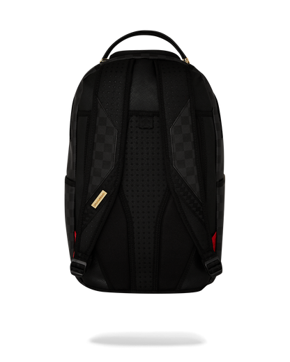 LIGHTS OUT SHARKS IN PARIS CHENILLE SHARK BACKPACK