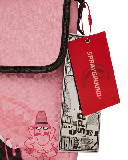 PINK PANTHER PINK PAINTER MESSENGER SLING BAG