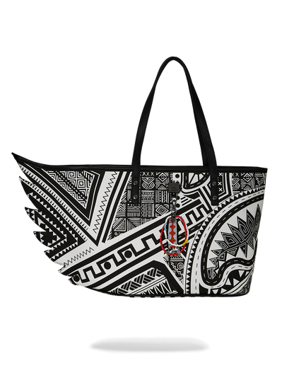 A.I. AFRICAN INTELLIGENCE THE SKYHAWK WING TOTE - SANDFLOWER COLLAB