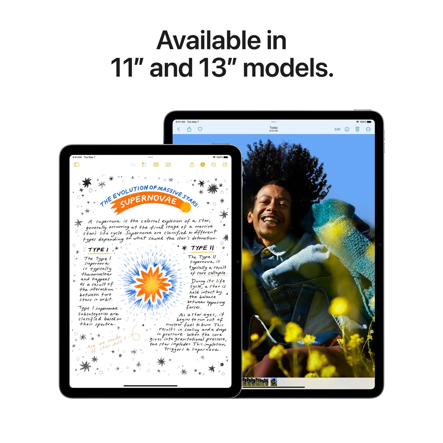 Pre-owned iPad Air 13-inch (M2) Wi-Fi + Cellular 256GB Storage - Space Gray