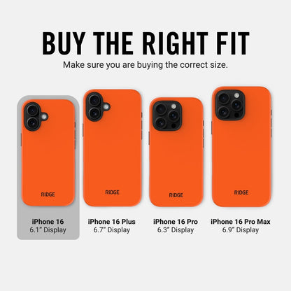 Everyday Phone Case - iPhone 16 - Basecamp Orange