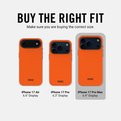 Everyday Phone Case - iPhone 17 Pro Max - Basecamp Orange