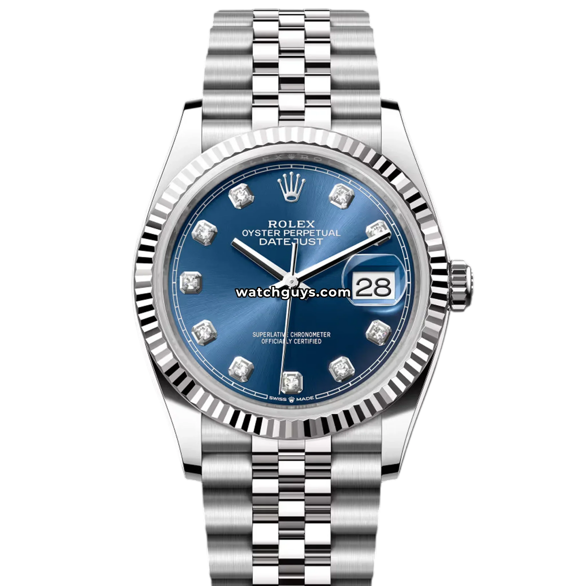 Rolex Datejust 126234 Blue Diamond Jubilee
