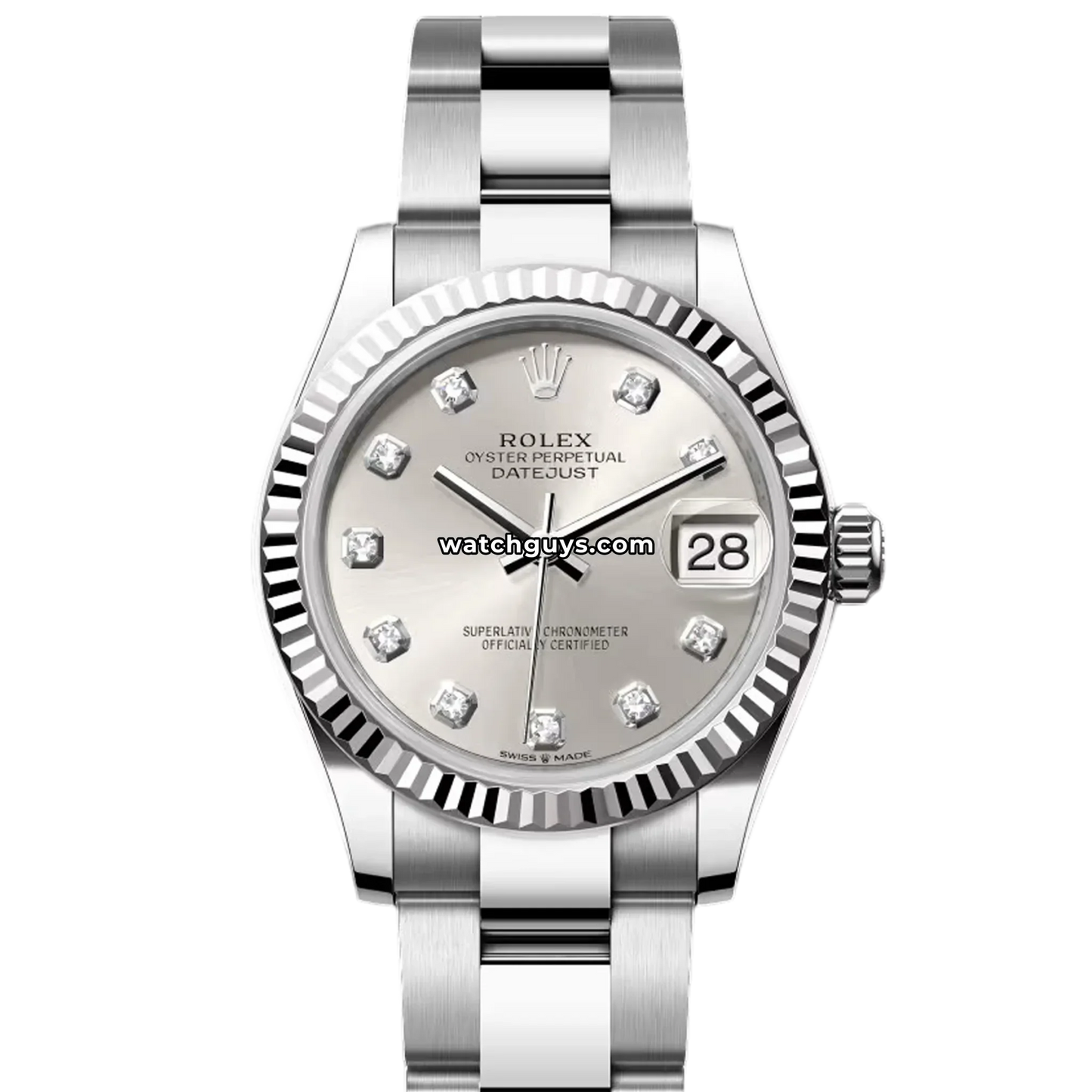 Rolex Datejust 278274 Silver Diamond
