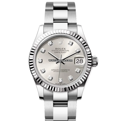 Rolex Datejust 278274 Silver Diamond