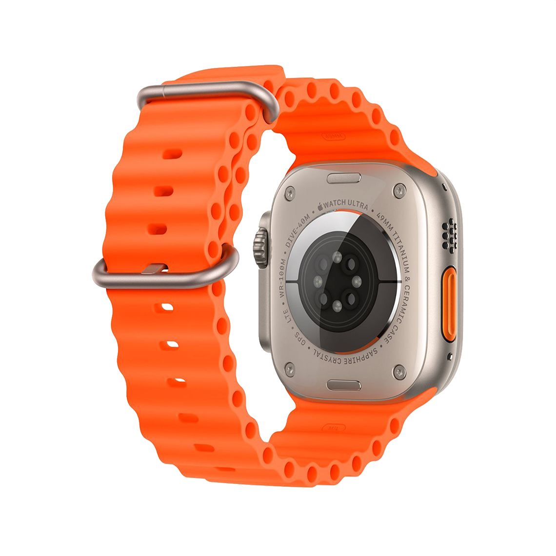 Apple Watch Ultra 2 49mm GPS + Cellular - Titanium - Orange Ocean Band, Grade A