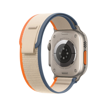 Apple Watch Ultra 2 49mm GPS + Cellular - Titanium - M/L Orange/Beige Trail Loop, Open Box