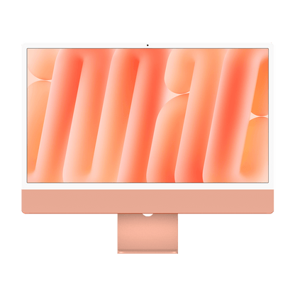 Apple M4 iMac 24-inch - Orange - 16GB RAM, 512GB Flash, 10-Core GPU, 4 Ports, Open Box