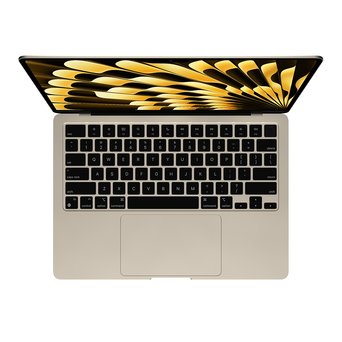 Apple 13-inch MacBook Air M3 chip, 16GB RAM, 256GB Flash, 8-Core GPU, Starlight - Grade A
