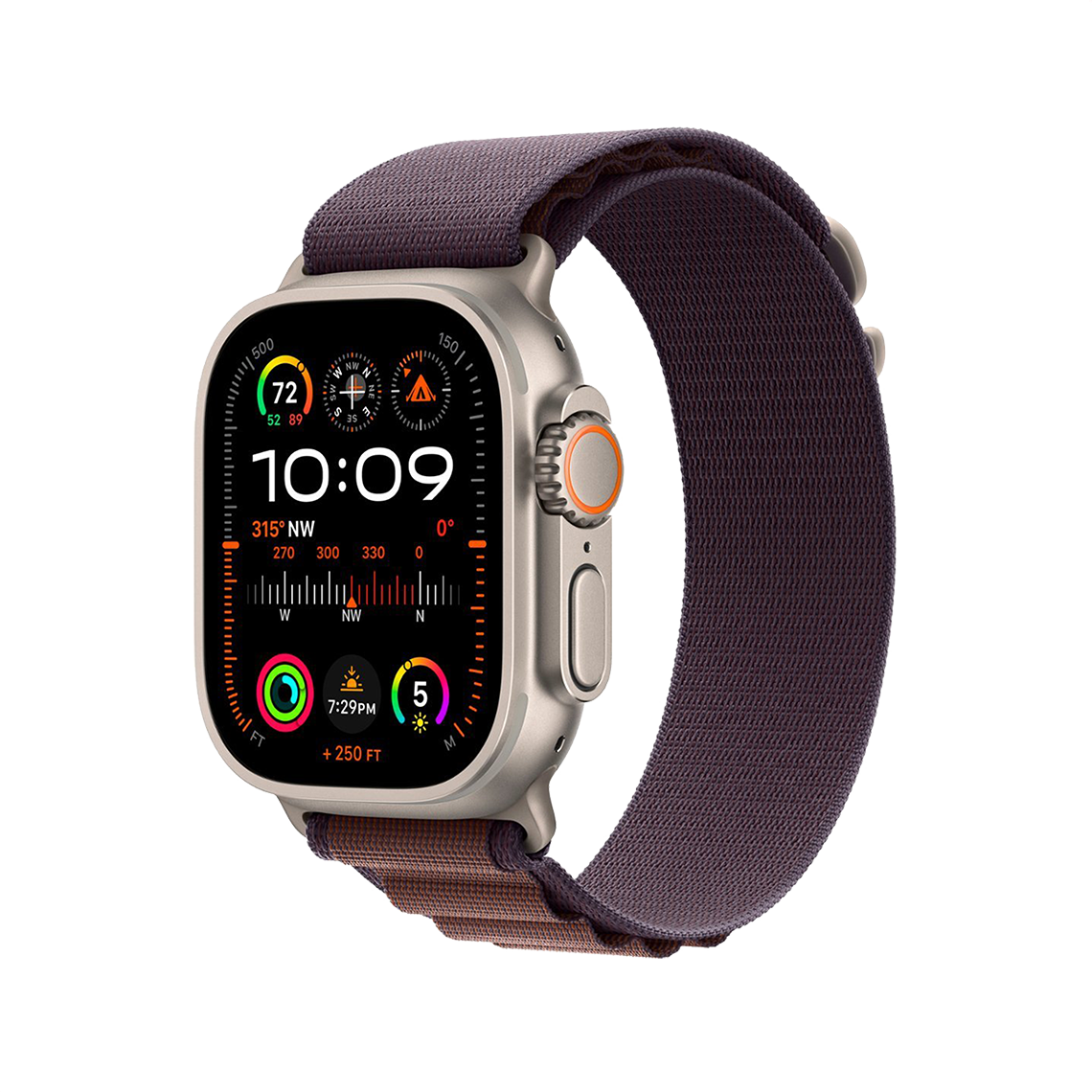 Apple Watch Ultra 2 49mm GPS + Cellular - Titanium - Medium Indigo Alpine Loop, Open Box