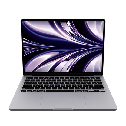 Apple 13-inch MacBook Air M2 chip, 8GB RAM, 512GB Flash, 10-Core GPU, Space Gray - Grade B