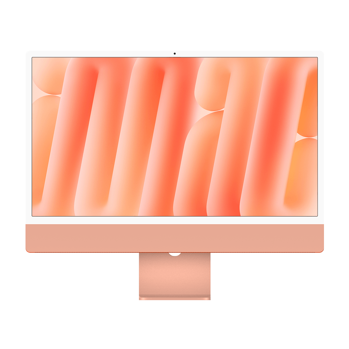 Apple M4 iMac 24-inch - Orange - 16GB RAM, 256GB Flash, 8-Core GPU, 2 Ports, Open Box