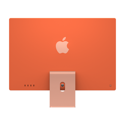 Apple M4 iMac 24-inch - Orange - 16GB RAM, 256GB Flash, 10-Core GPU, 4 Ports, Open Box