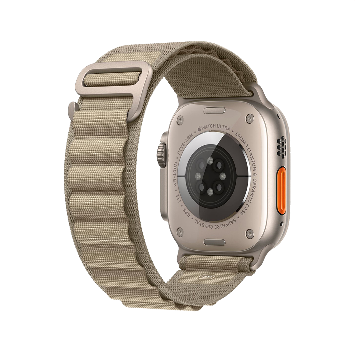 Apple Watch Ultra 2 49mm GPS + Cellular - Titanium - Medium Olive Alpine Loop, Grade A