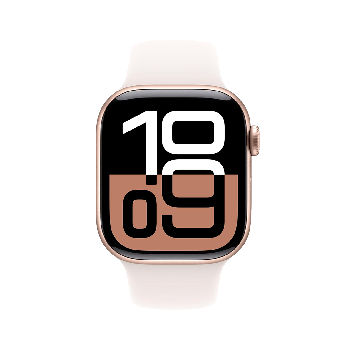 Apple Watch Series 10 46mm GPS - Rose Gold w/ S/M Light Blush Sport Band, Grade B