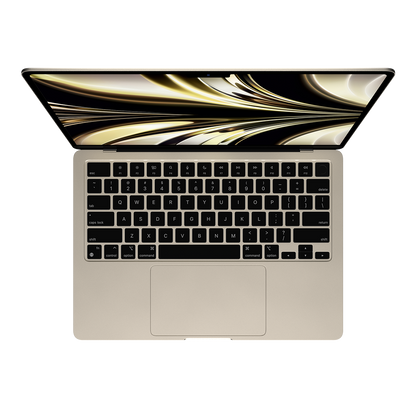 Apple 13-inch MacBook Air M2 chip, 8GB RAM, 256GB Flash, 8-Core GPU, Starlight - Grade A