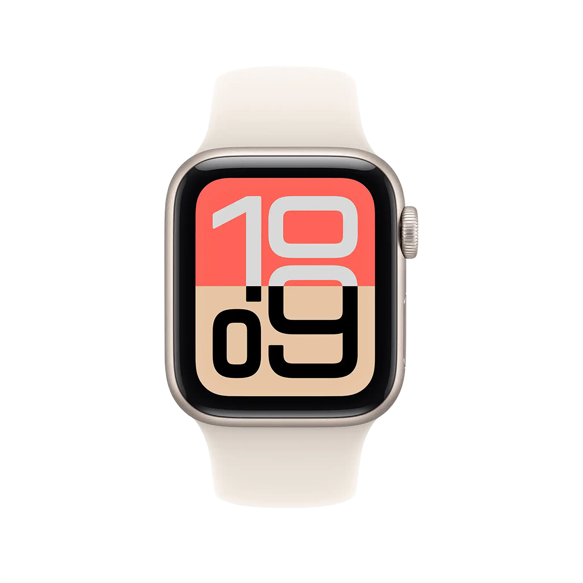 Apple Watch SE 3 44mm GPS - Starlight w/ S/M Starlight Sport Band, Grade A