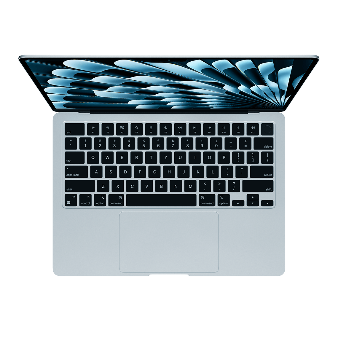Apple 13-inch MacBook Air M4 chip, 16GB RAM, 256GB Flash, 8-Core GPU, Sky Blue - Open Box