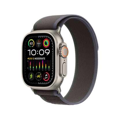 Apple Watch Ultra 2 49mm GPS + Cellular - Titanium - S/M Black/Blue Trail Loop, Grade A