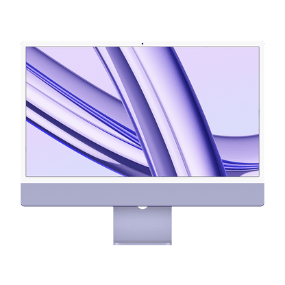 Apple 24-inch iMac M3 8-Core, 24GB RAM, 2TB Flash, 10-Core GPU, Purple - Apple Certified Refurbished