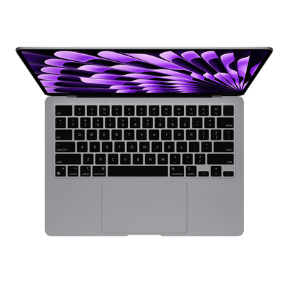 Apple 13-inch MacBook Air M3 chip, 8GB RAM, 256GB Flash, 8-Core GPU, Space Gray - Grade A