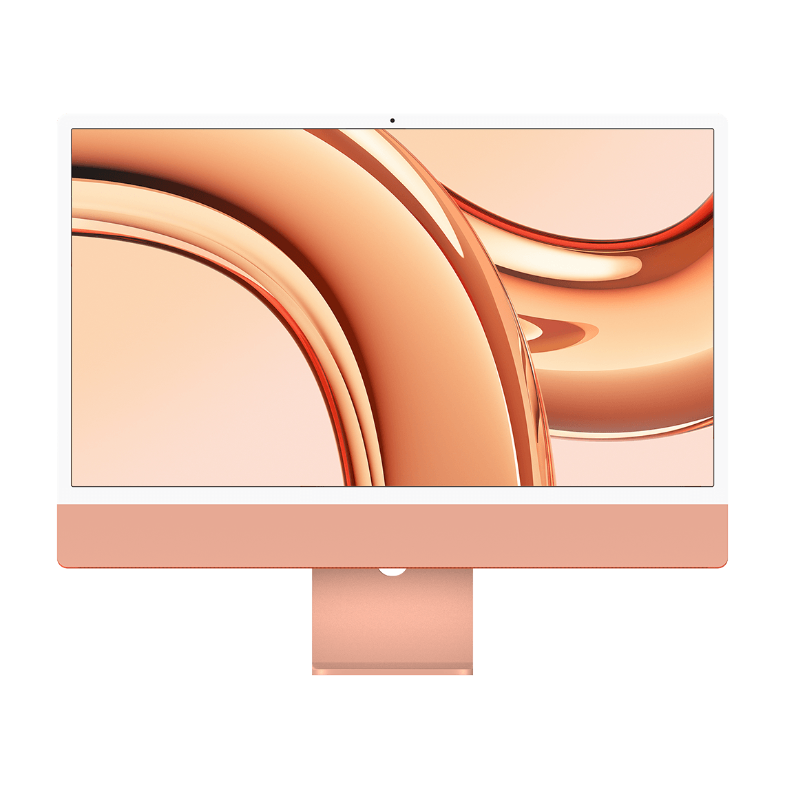 Apple M3 iMac 24-inch - Orange - 8GB RAM, 512GB Flash, 10-Core GPU, 4 Ports, Open Box