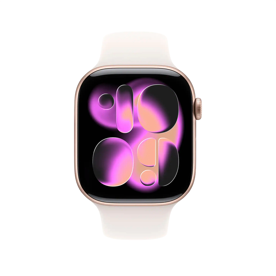 Apple Watch Series 11 42mm GPS - Rose Gold w/ S/M Light Blush Sport Band, Open Box