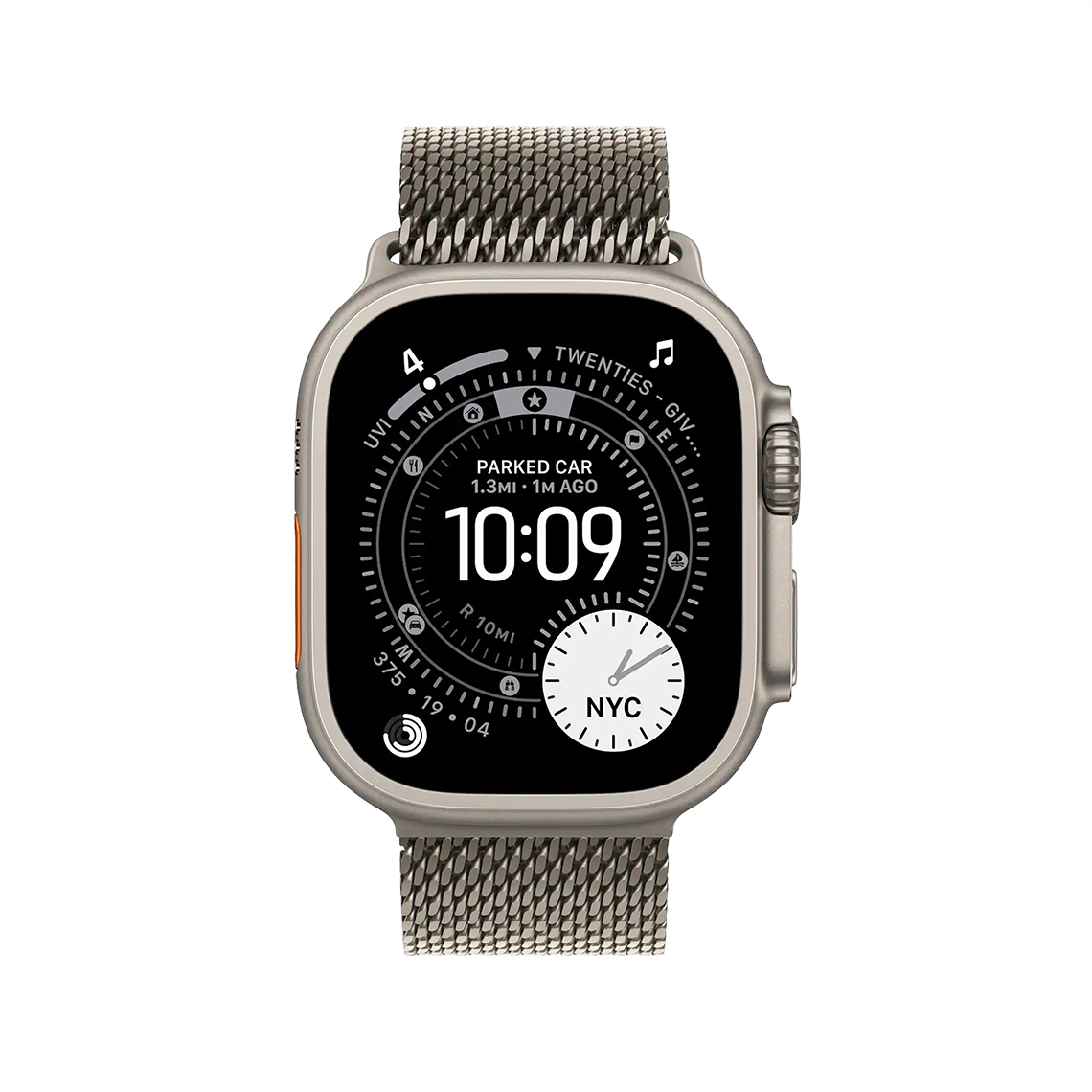Apple Watch Ultra 3 49mm GPS + Cellular - Natural Titanium w/ Small Natural Titanium Milanese Loop, Open Box