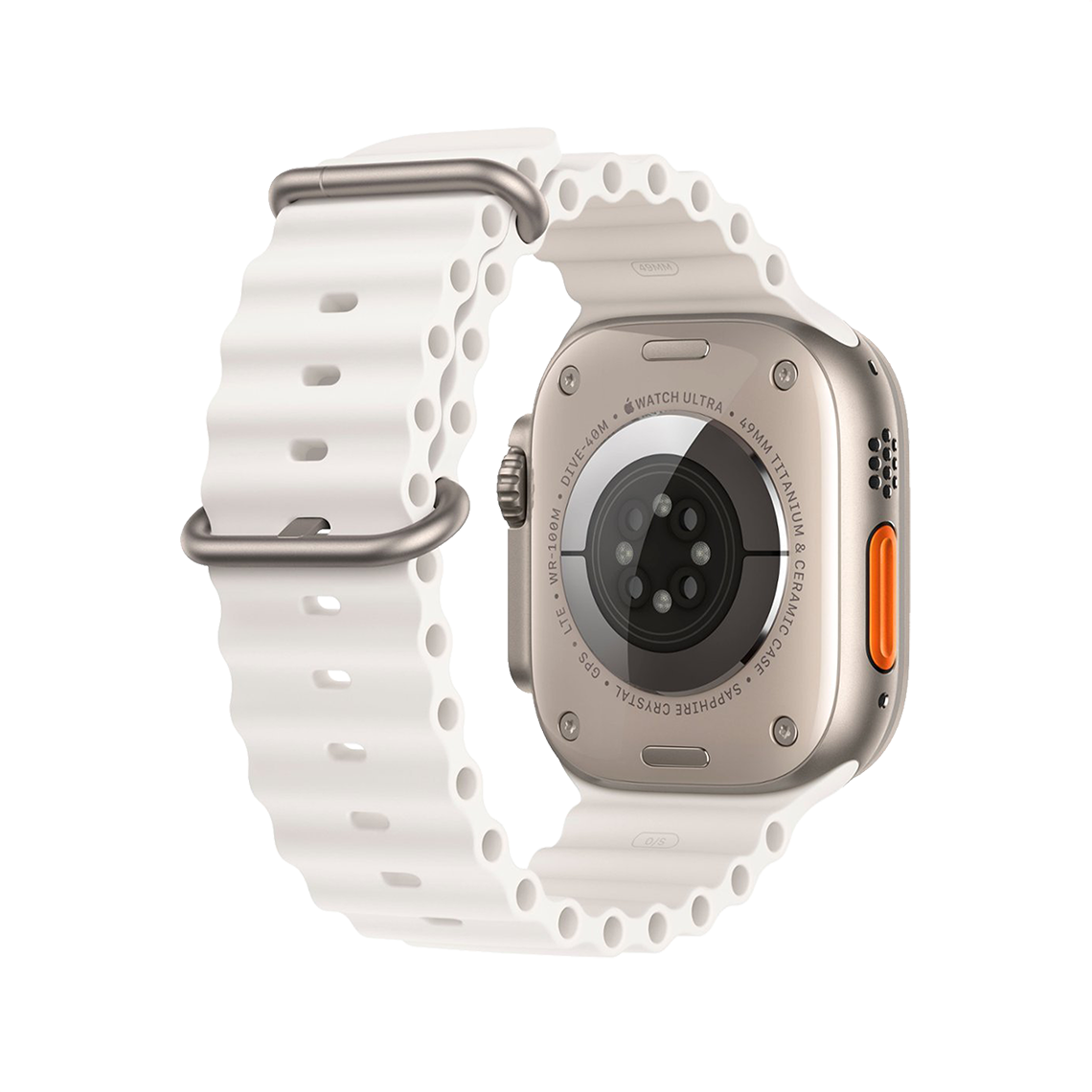 Apple Watch Ultra 2 49mm GPS + Cellular - Titanium - White Ocean Band, Open Box