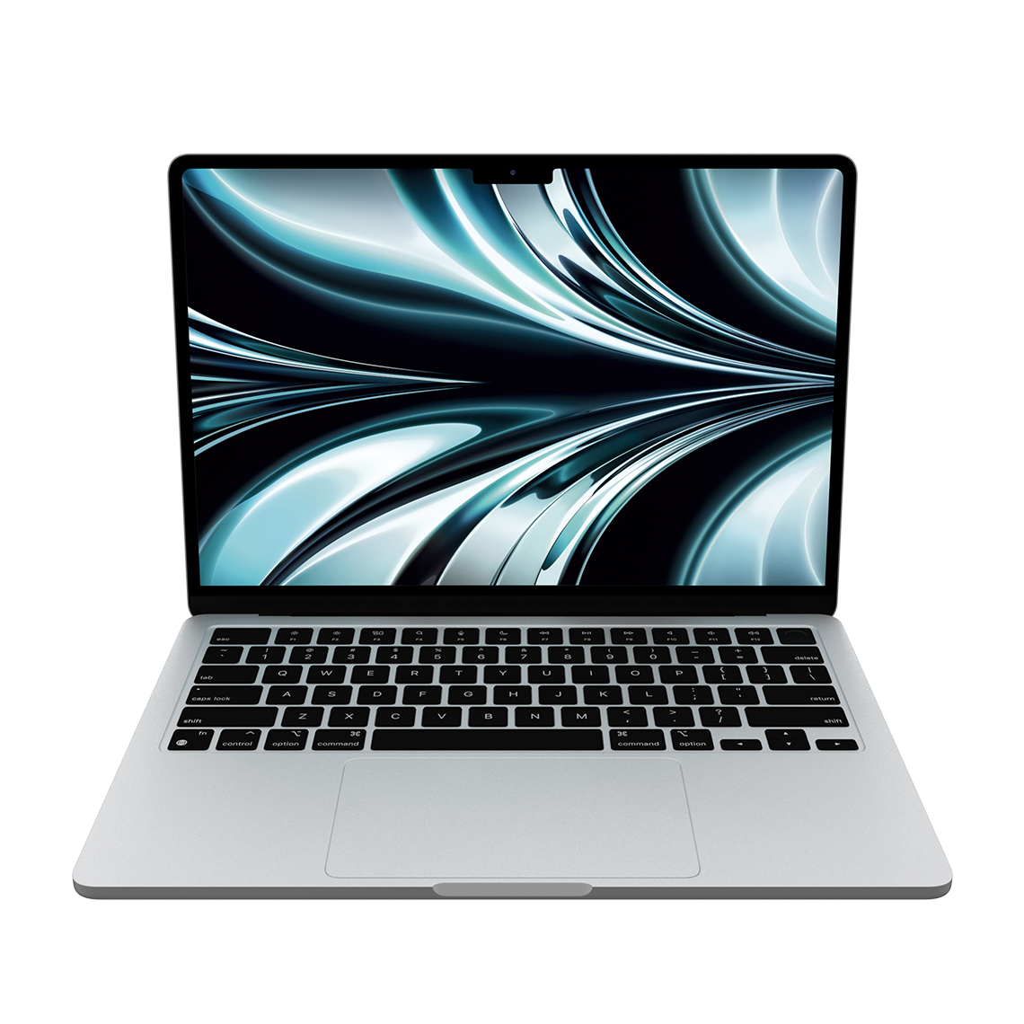 Apple 13-inch MacBook Air M2 chip, 16GB RAM, 256GB Flash, 8-Core GPU, Silver - Grade B