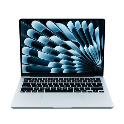 Apple 13-inch MacBook Air M4 chip, 16GB RAM, 256GB Flash, 8-Core GPU, Sky Blue - Open Box