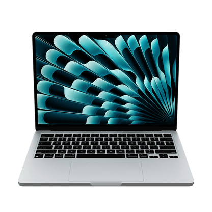 Apple 13-inch MacBook Air M3 chip, 16GB RAM, 512GB Flash, 10-Core GPU, Silver - Grade A