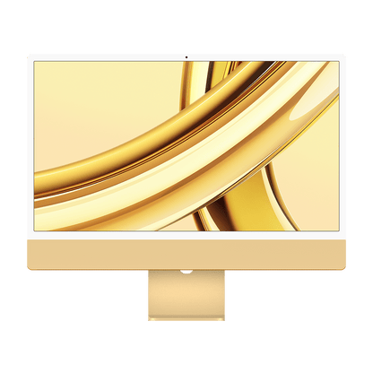 Apple 24-inch iMac M3 8-Core, 24GB RAM, 2TB Flash, 10-Core GPU, Yellow - Apple Certified Refurbished